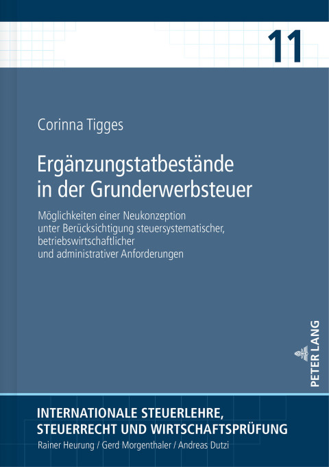 Cover image for book Ergaenzungstatbestaende in der Grunderwerbsteuer