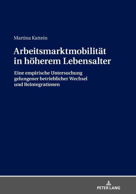 Cover image for book Arbeitsmarktmobilitaet in hoeherem Lebensalter