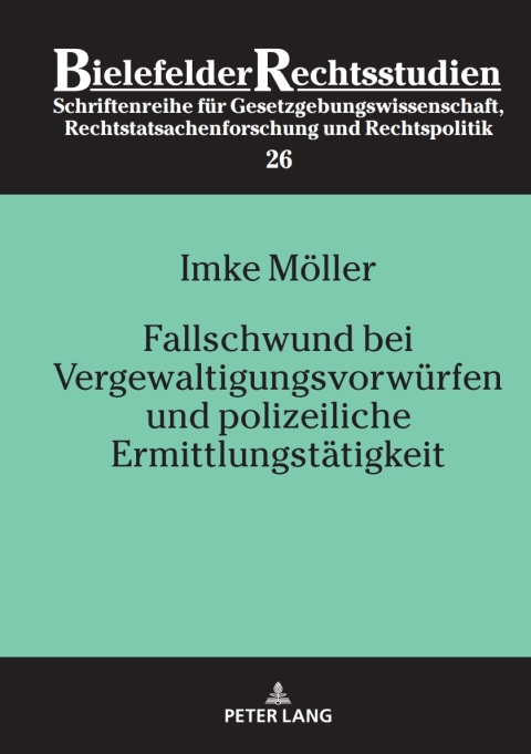 Cover image for book Fallschwund bei Vergewaltigungsvorwuerfen und polizeiliche Ermittlungstaetigkeit