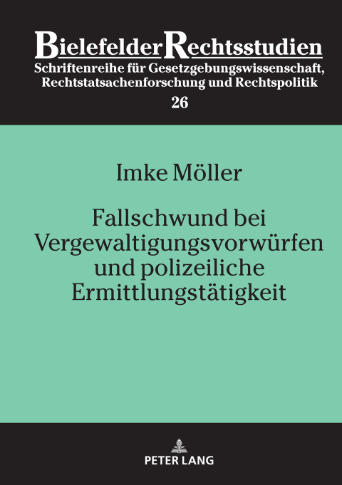 Cover image for book Fallschwund bei Vergewaltigungsvorwuerfen und polizeiliche Ermittlungstaetigkeit