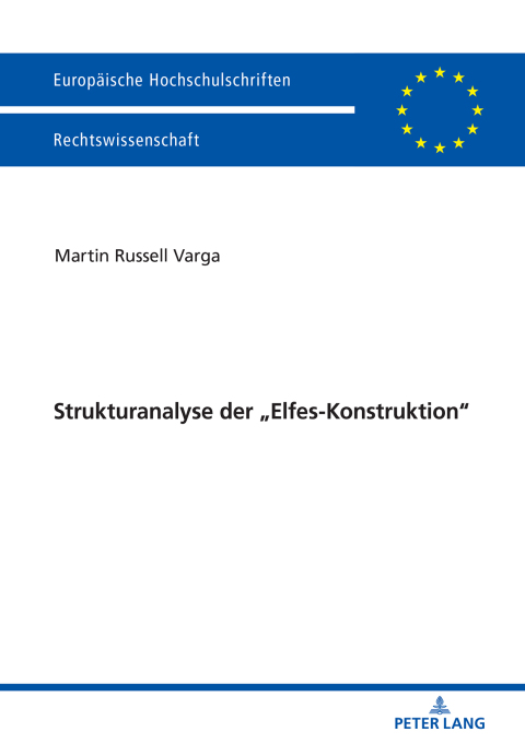 Cover image for book Strukturanalyse der „Elfes-Konstruktion“