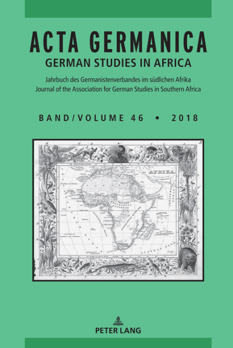 Cover image for book Acta Germanica
