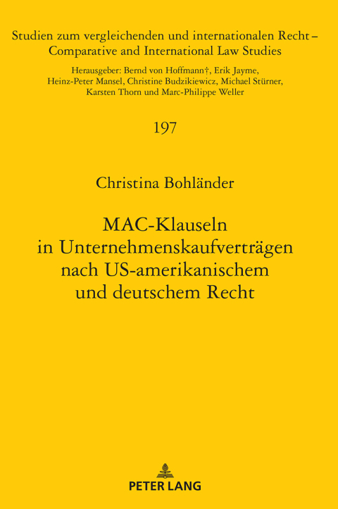 Cover image for book MAC-Klauseln in Unternehmenskaufvertraegen nach US-amerikanischem und deutschem Recht