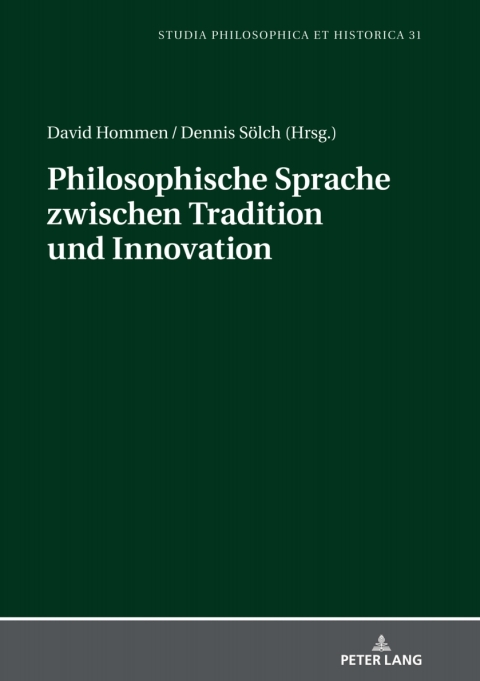 Cover image for book Philosophische Sprache zwischen Tradition und Innovation