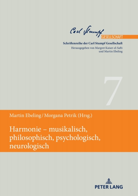 Cover image for book Harmonie – musikalisch, philosophisch, psychologisch, neurologisch
