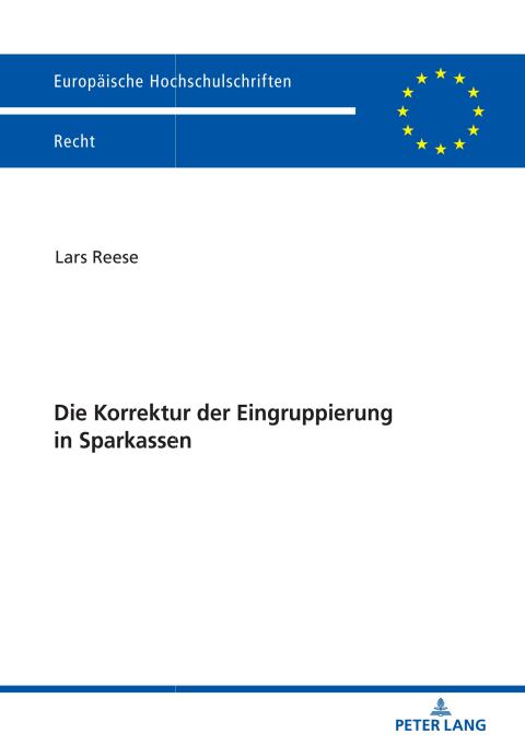 Cover image for book Die Korrektur der Eingruppierung in Sparkassen