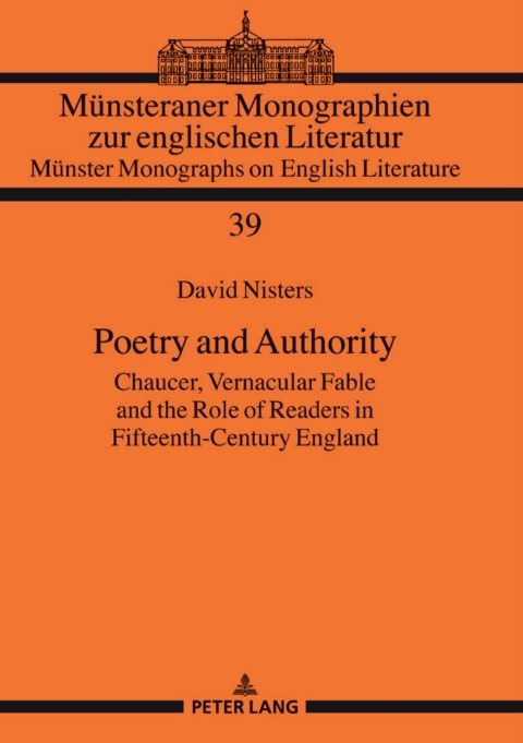 Cover image for book Poetry and Authority