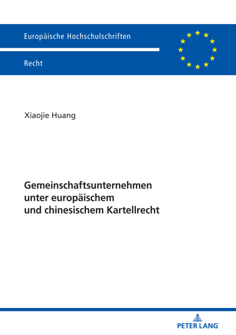 Cover image for book Gemeinschaftsunternehmen unter europaeischem und chinesischem Kartellrecht