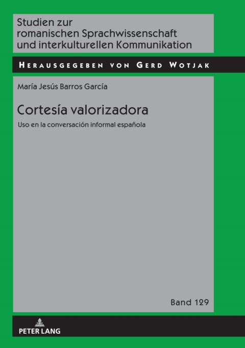 Cover image for book Cortesía valorizadora