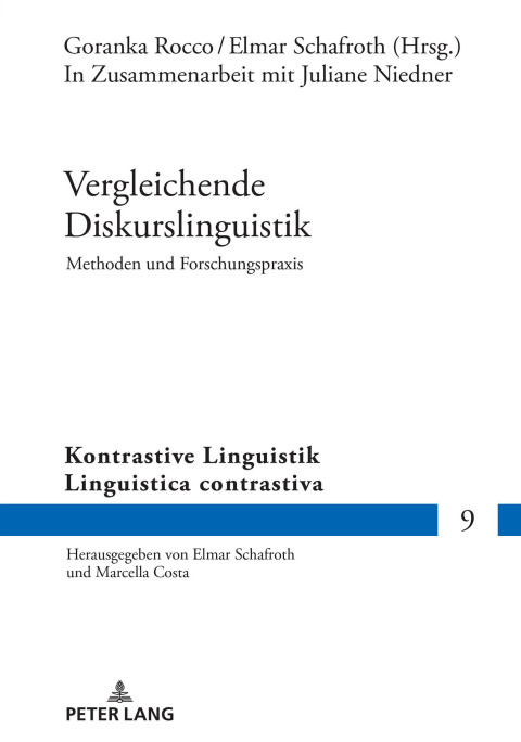 Cover image for book Vergleichende Diskurslinguistik. Methoden und Forschungspraxis
