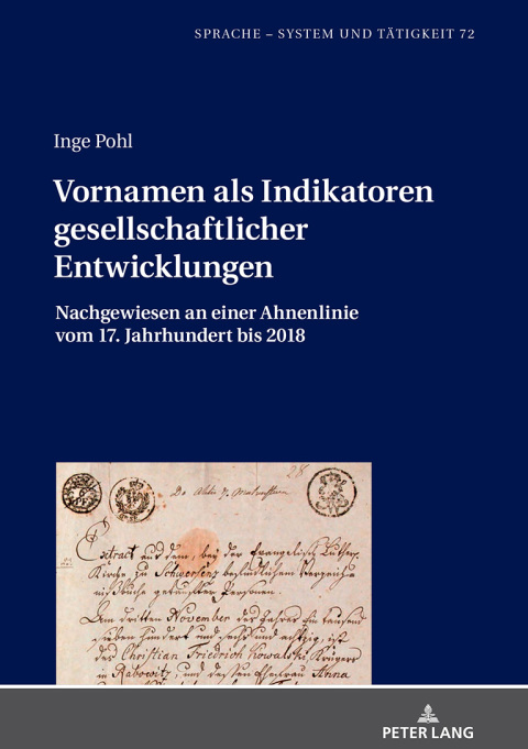 Cover image for book Vornamen als Indikatoren gesellschaftlicher Entwicklungen
