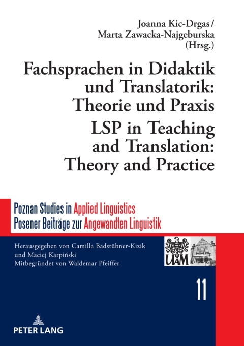 Cover image for book Fachsprachen in Didaktik und Translatorik: Theorie und Praxis / LSP in Teaching and Translation: Theory and Practice