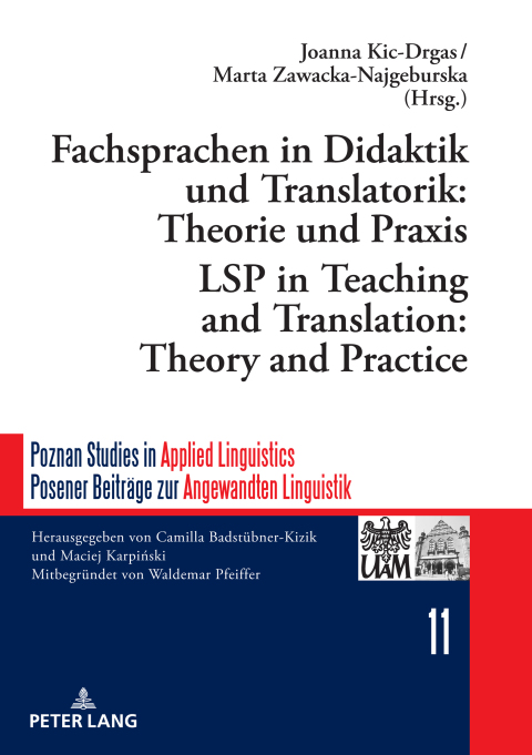 Cover image for book Fachsprachen in Didaktik und Translatorik: Theorie und Praxis / LSP in Teaching and Translation: Theory and Practice