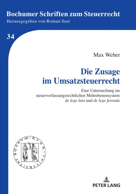 Cover image for book Die Zusage im Umsatzsteuerrecht