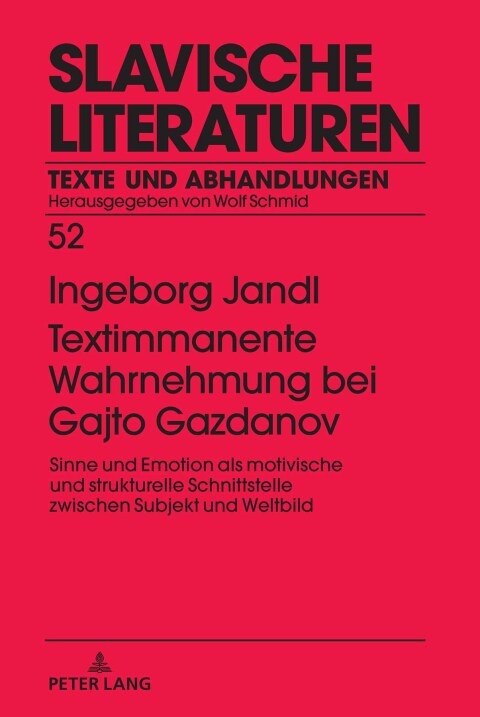 Cover image for book Textimmanente Wahrnehmung bei Gajto Gazdanov