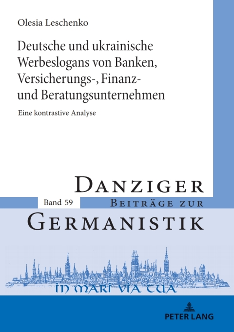 Cover image for book Deutsche und ukrainische Werbeslogans von Banken,Versicherungs-, Finanz und Beratungsunternehmen