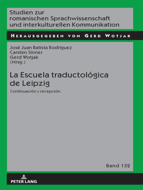 Cover image for book La Escuela traductológica de Leipzig