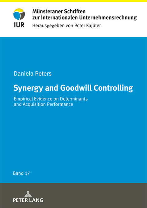 Cover image for book Synergy and Goodwill Controlling