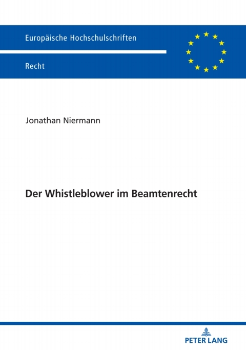 Cover image for book Der Whistleblower im Beamtenrecht
