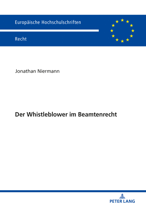 Cover image for book Der Whistleblower im Beamtenrecht