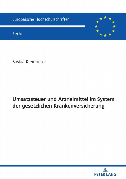 Cover image for book Umsatzsteuer und Arzneimittel im System der gesetzlichen Krankenversicherung