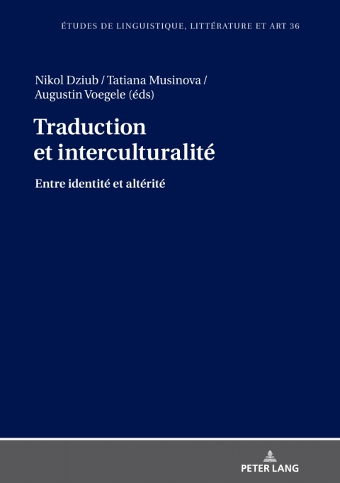 Cover image for book Traduction et interculturalité