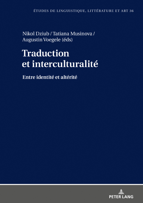 Cover image for book Traduction et interculturalité