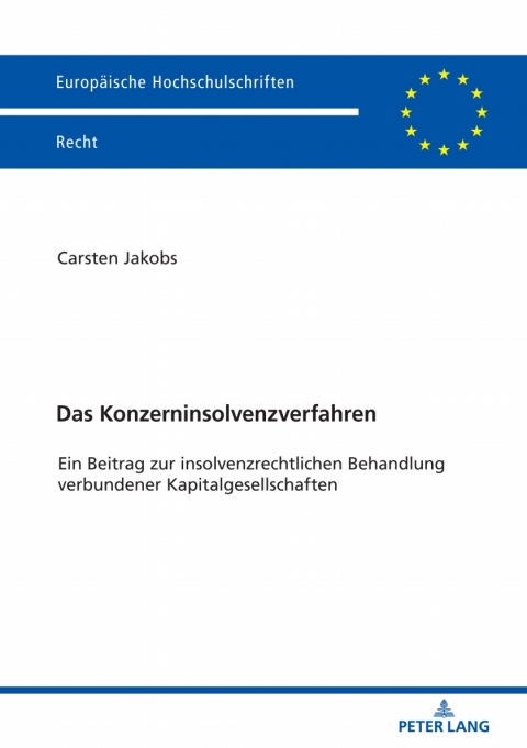 Cover image for book Das Konzerninsolvenzverfahren