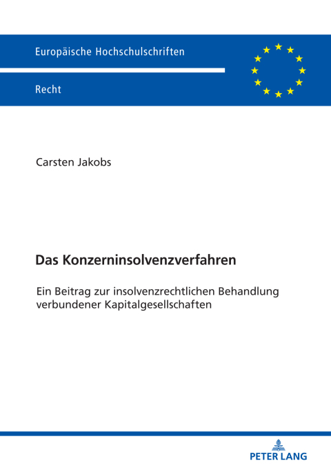 Cover image for book Das Konzerninsolvenzverfahren