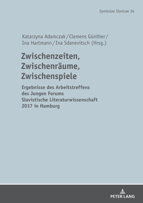 Cover image for book Zwischenzeiten, Zwischenraeume, Zwischenspiele