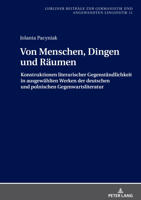 Cover image for book Von Menschen, Dingen und Raeumen