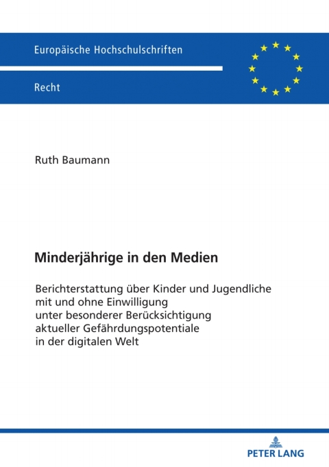 Cover image for book Minderjaehrige in den Medien
