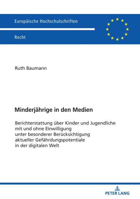 Cover image for book Minderjaehrige in den Medien