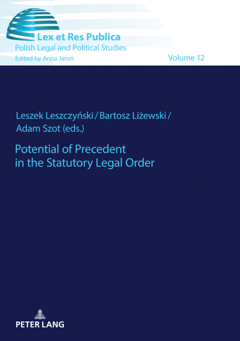 Cover image for book Potential of Precedent in the Statutory Legal Order