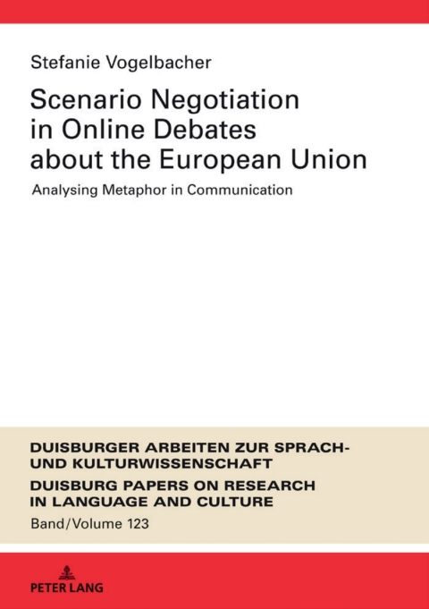 Cover image for book Scenario Negotiation in Online Debates about the European Union