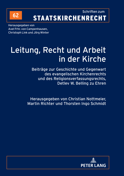 Cover image for book Leitung, Recht und Arbeit in der Kirche