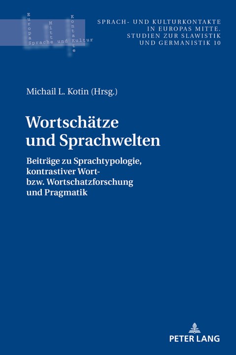 Cover image for book Wortschaetze und Sprachwelten