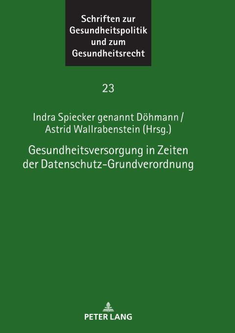 Cover image for book Gesundheitsversorgung in Zeiten der Datenschutz-Grundverordnung