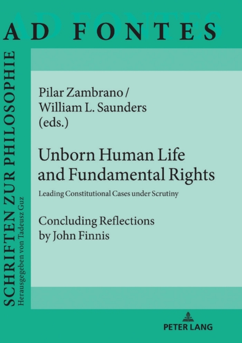 Cover image for book Unborn Human Life and Fundamental Rights