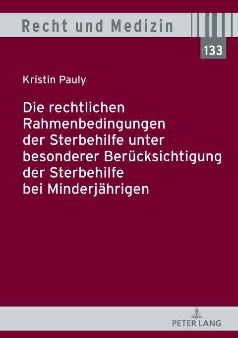 Cover image for book Die rechtlichen Rahmenbedingungen der Sterbehilfe unter besonderer Beruecksichtigung der Sterbehilfe bei Minderjaehrigen