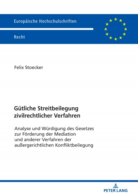 Cover image for book Guetliche Streitbeilegung zivilrechtlicher Verfahren