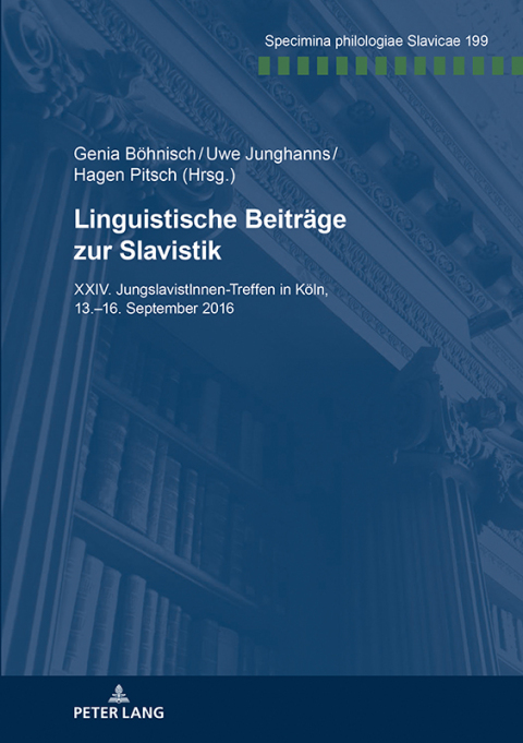 Cover image for book Linguistische Beitraege zur Slavistik