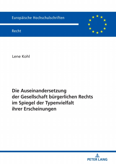 Cover image for book Die Auseinandersetzung der Gesellschaft buergerlichen Rechts im Spiegel der Typenvielfalt ihrer Erscheinungen