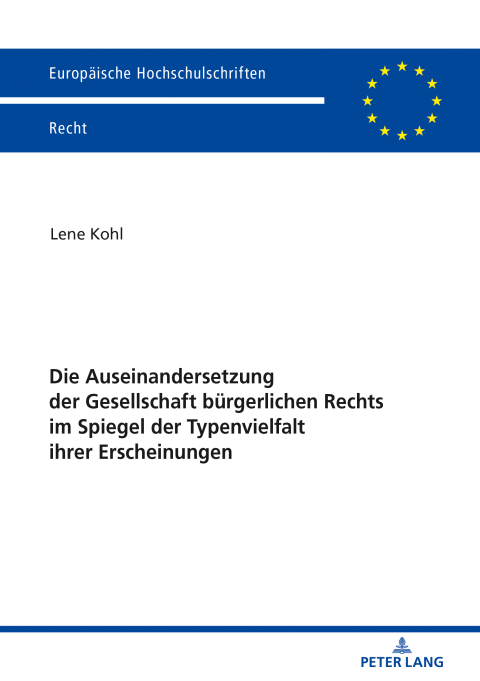 Cover image for book Die Auseinandersetzung der Gesellschaft buergerlichen Rechts im Spiegel der Typenvielfalt ihrer Erscheinungen
