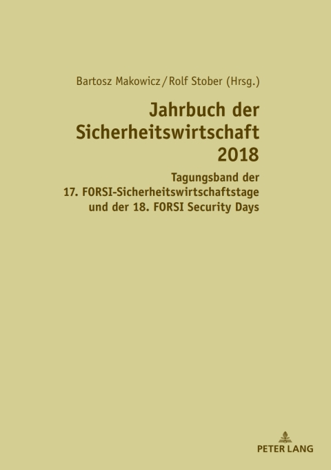 Cover image for book Jahrbuch der Sicherheitswirtschaft 2018