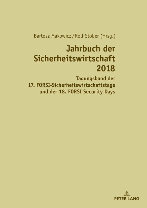 Cover image for book Jahrbuch der Sicherheitswirtschaft 2018
