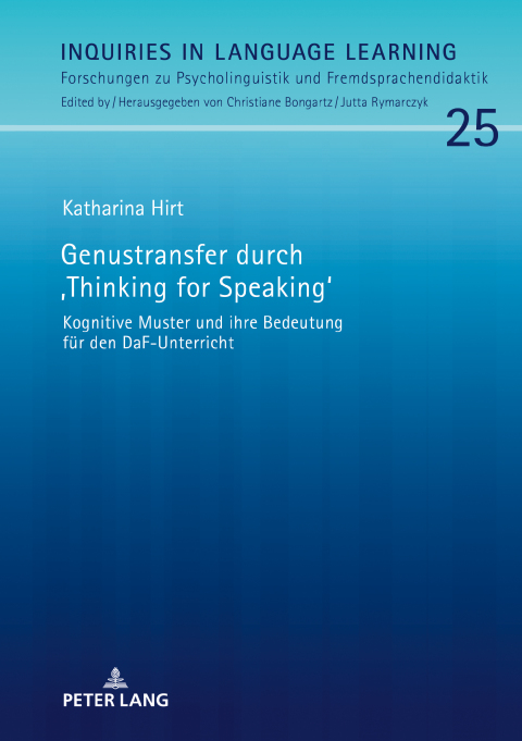 Cover image for book Genustransfer durch «Thinking for Speaking»