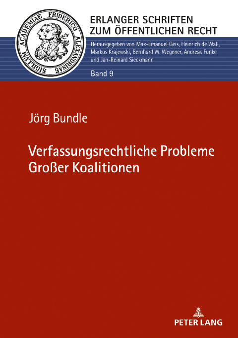 Cover image for book Verfassungsrechtliche Probleme Großer Koalitionen