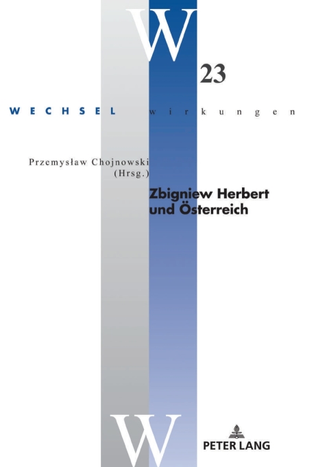 Cover image for book Zbigniew Herbert und Oesterreich