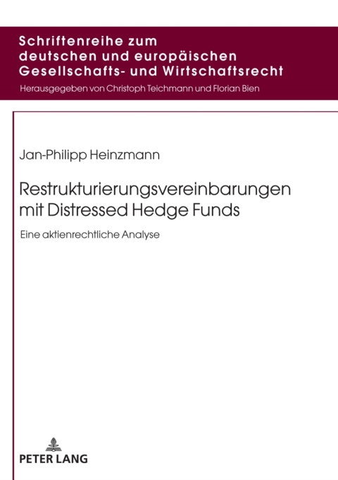 Cover image for book Restrukturierungsvereinbarungen mit Distressed Hedge Funds